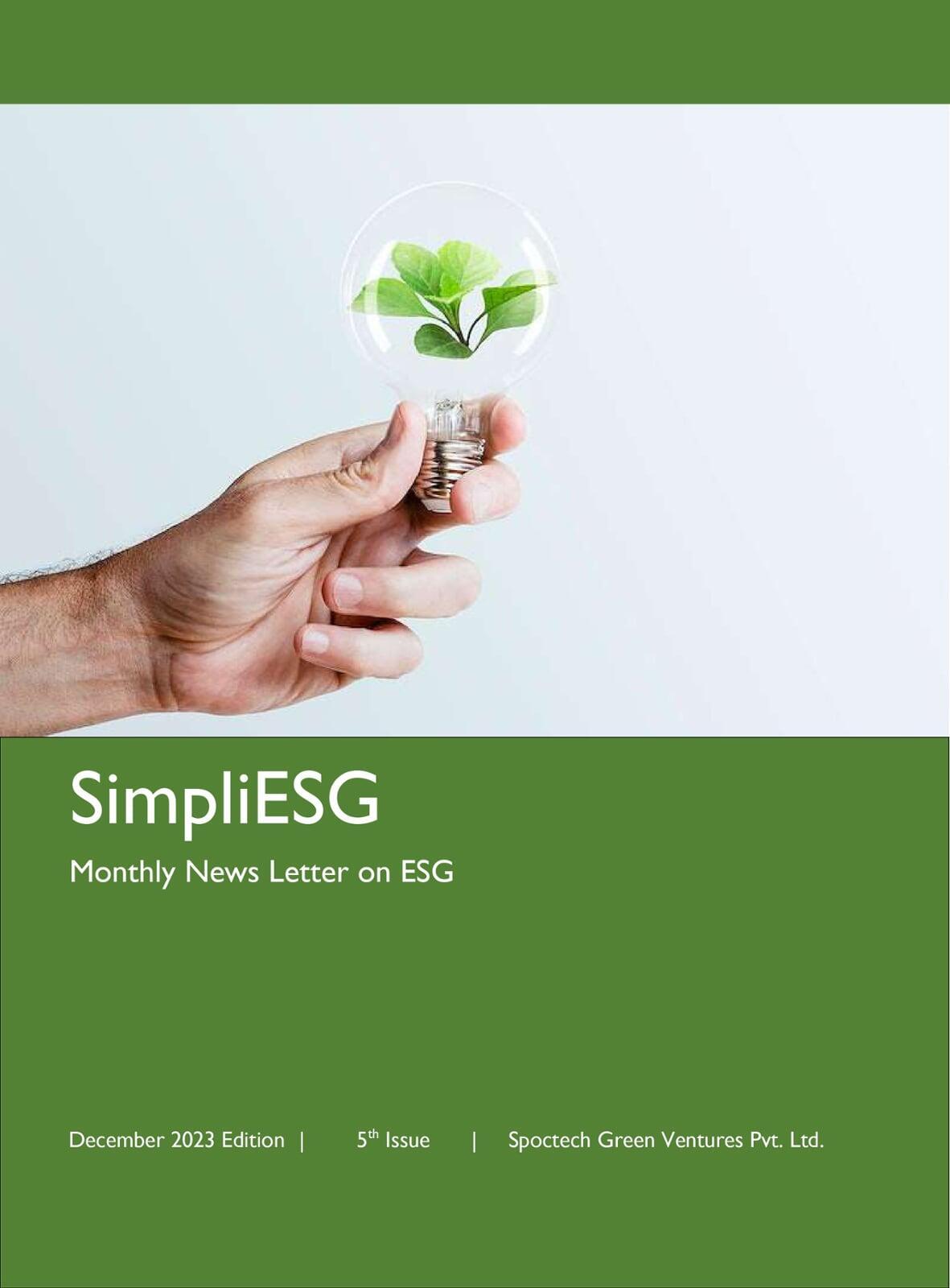 SimpliESG Magazine December 2023 – ESG insights for India’s automobile and two-wheeler sector